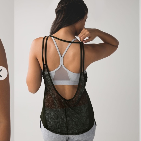 Lululemon- Like New- Sz 10- Cool 2 Street Scoop Back Tank- Gator Green - Picture 1 of 13